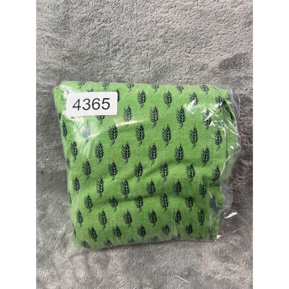 Tommy Hilfiger Green AOP Wheat Men's Medium Button-Up Shirt Long Sleeve Cotton - Picture 11 of 11